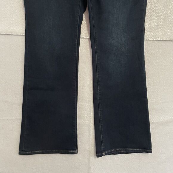 Chico’s Jeans Size 0.5 S/6 Blue Dark Wash HIGH RISE SLIM BOOT Stretch Denim - Picture 4 of 8